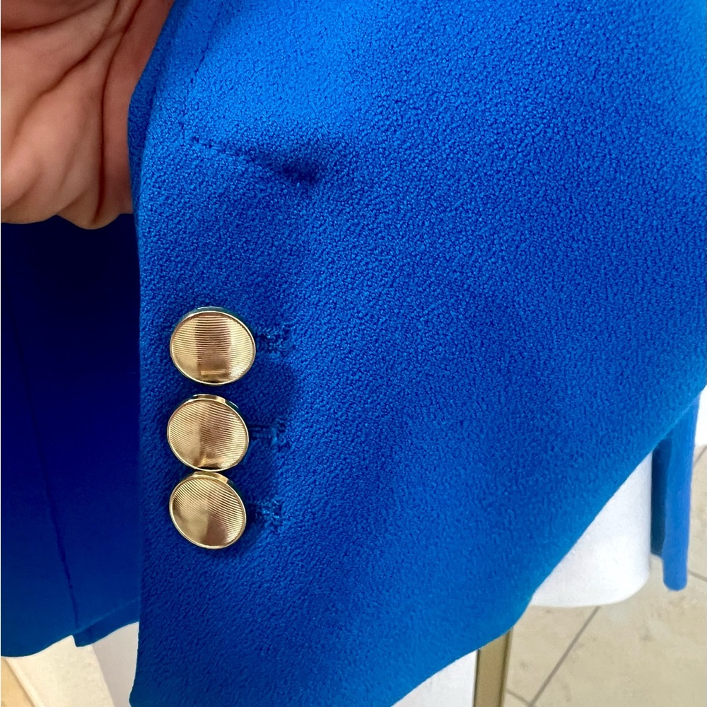 Zara tailored double breasted Balmain style Blazer - Picture 9 of 16